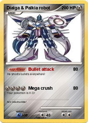 Pokemon Dialga & Palkia robot