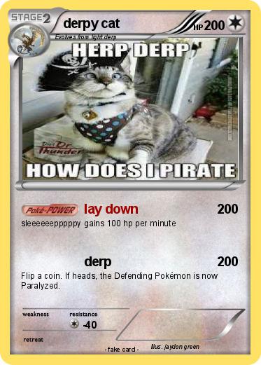 Pokemon derpy cat