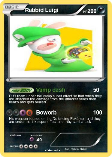 Pokemon Rabbid Luigi