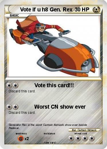 Pokemon Vote if u h8 Gen. Rex