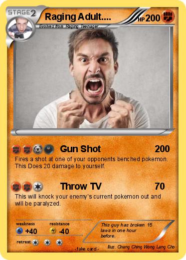 Pokemon Raging Adult....