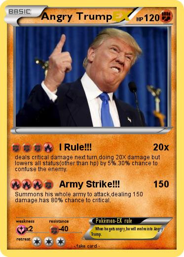 Pokemon Angry Trump
