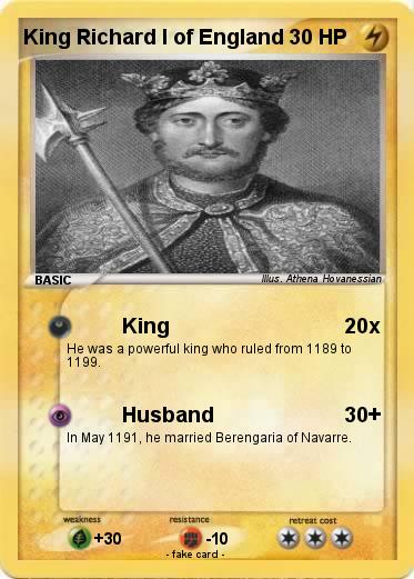 Pokemon King Richard I of England