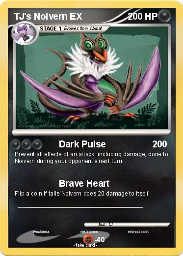 Pokemon TJ's Noivern EX