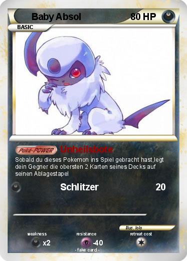 Pokemon Baby Absol
