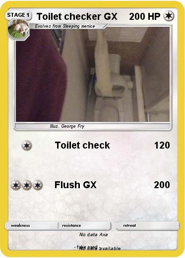 Pokemon Toilet checker GX