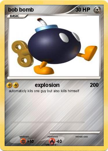 Pokemon bob bomb