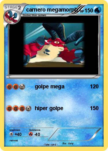 Pokemon carnero megamorph