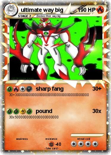 Pokemon ultimate way big