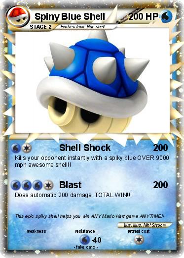Pokemon Spiny Blue Shell Pokemon Spiny Blue Shell