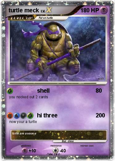 Pokemon turtle meck