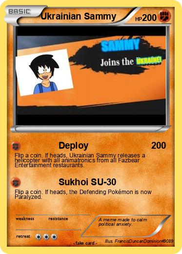 Pokemon Ukrainian Sammy