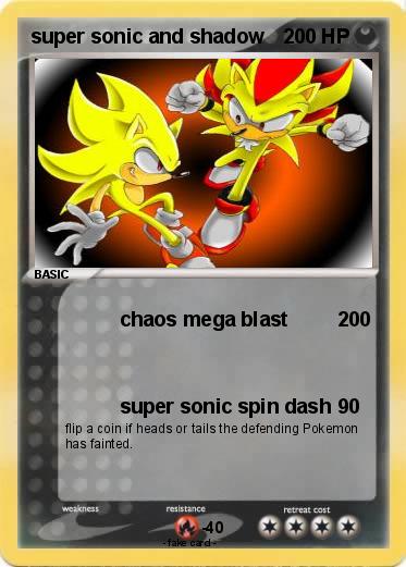Pokemon super sonic and shadow
