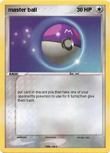 Pokemon master ball