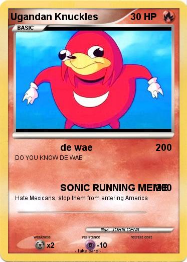 Pokemon Ugandan Knuckles