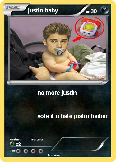 Pokemon justin baby