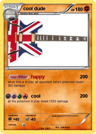 Pokemon cool dude