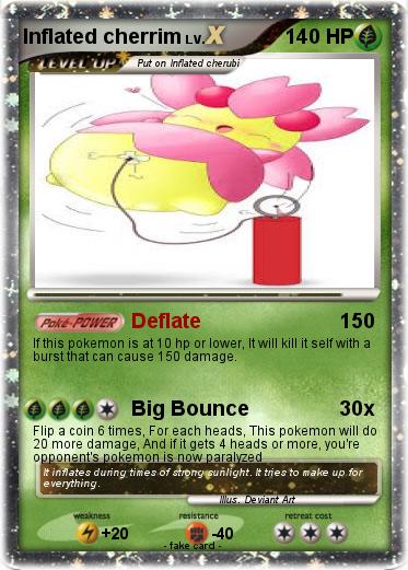 Pokemon Inflated cherrim