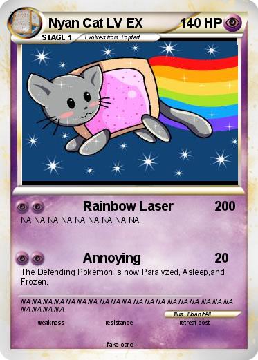 Pokemon Nyan Cat LV EX