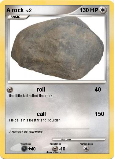 Pokemon A rock