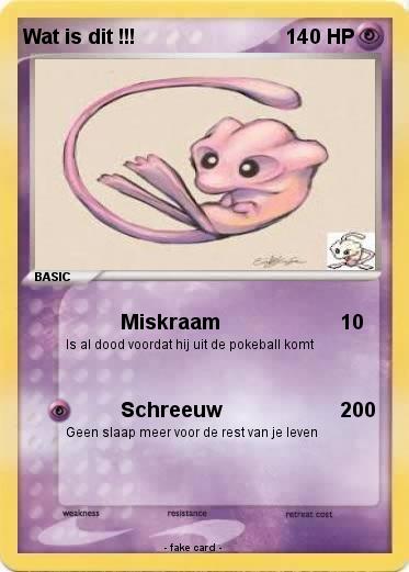 Pokemon Wat is dit !!!