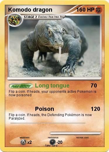 Pokemon Komodo dragon