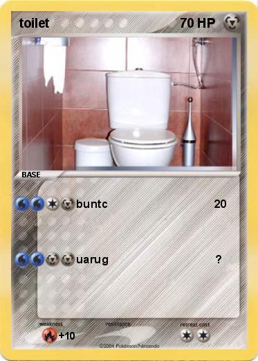 Pokemon toilet