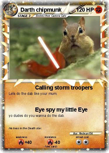 Pokemon Darth chipmunk