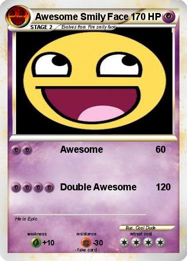 Pokemon Awesome Smily Face