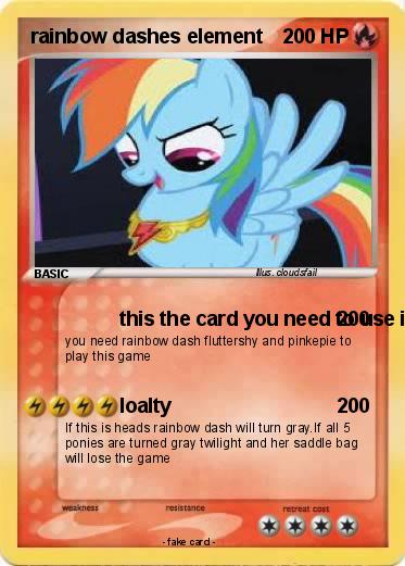 Pokemon rainbow dashes element