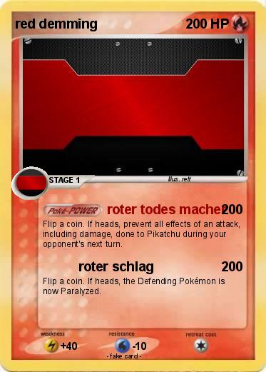 Pokemon red demming