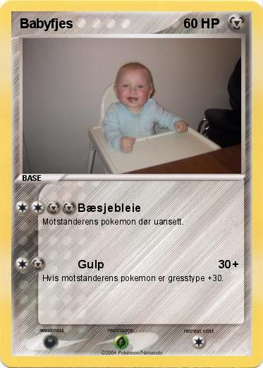 Pokemon Babyfjes