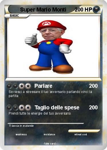 Pokemon Super Mario Monti