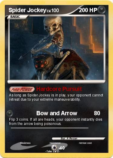 Pokemon Spider Jockey