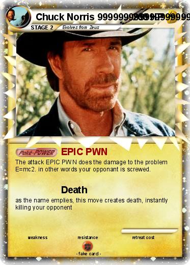 Pokemon Chuck Norris 999999999999999999999