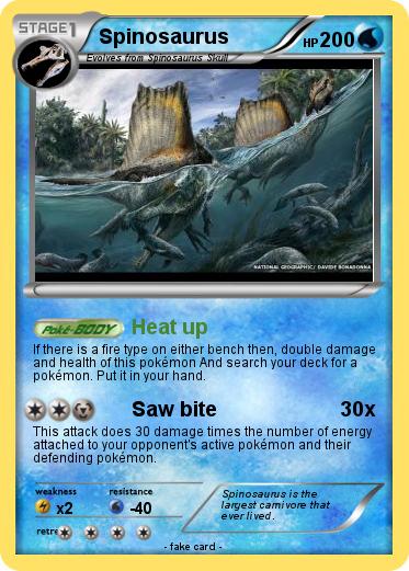 Pokemon Spinosaurus