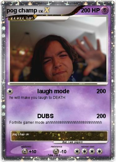 Pokemon pog champ
