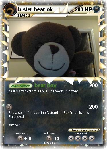 Pokemon bister bear ok