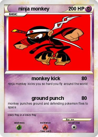 Pokemon ninja monkey