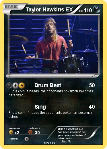 Pokemon Taylor Hawkins EX