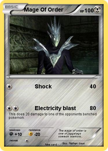 Pokemon Mage Of Order
