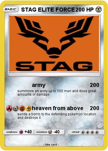 Pokemon STAG ELITE FORCE