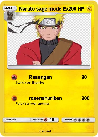 Pokemon Naruto sage mode Ex