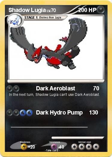 Pokemon Shadow Lugia
