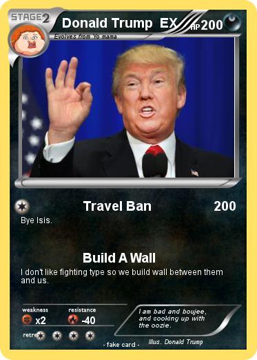 Pokemon Donald Trump  EX