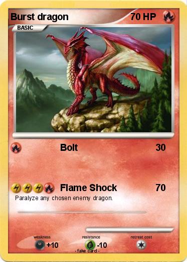 Pokemon Burst dragon