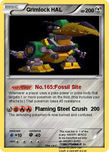 Pokemon Grimlock HAL