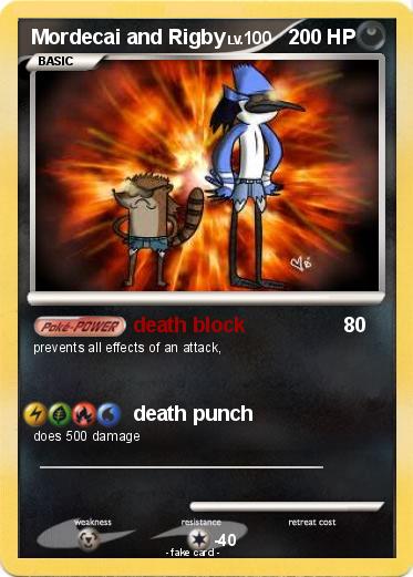 Pokemon Mordecai and Rigby