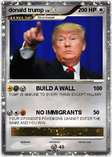 Pokemon donald trump
