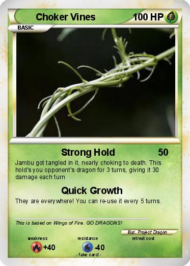 Pokemon Choker Vines